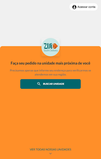 Android application Zui Delivery screenshort