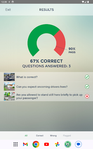 Screenshot of Dutch Caribbean Theory Test