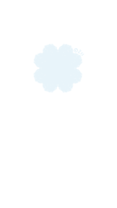 카카오톡 테마 - 몽글 블루 네잎클로버 구름 테마