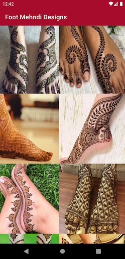 Foot Mehndi Designs Screen 3