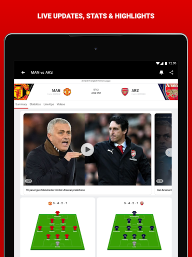 Screenshot of ESPN