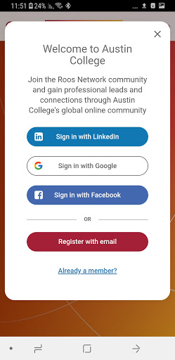 Roos Network Screen 2
