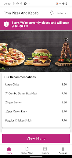 Fron Pizza And Kebab Screen 2