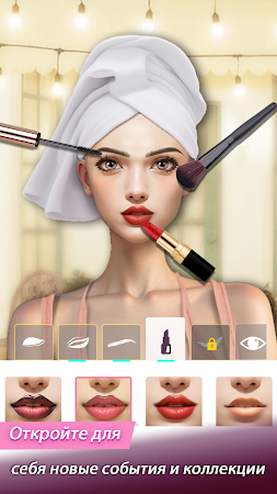 Game screenshot модное платье: макияж девушки apk download