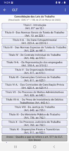 CLT 2024 - Leis do Trabalho Screen 2