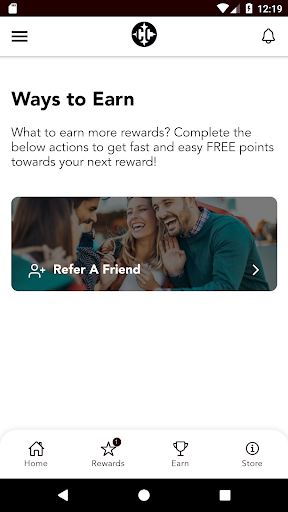 Android application Compass Cafe screenshort