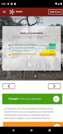 Android application Sagas screenshort