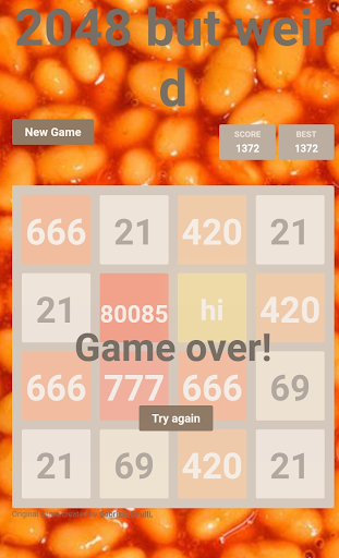2048 but weird Screenshot 2 - AppWisp.com