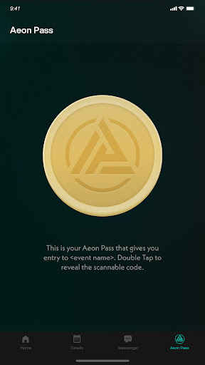 AeonPass Screen 2