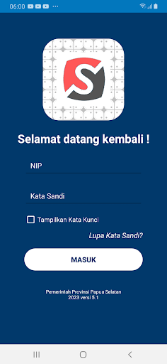 Android application MOBILE SIMPEG - PAPUA SELATAN screenshort