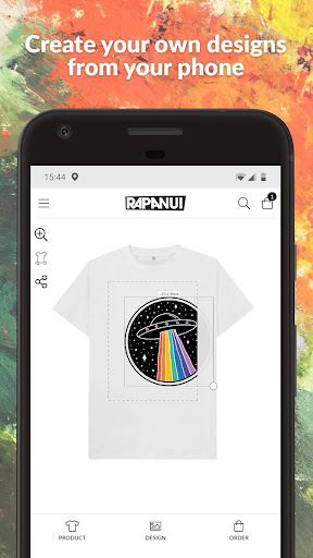 Android application Design your own T-shirt screenshort