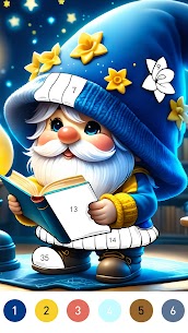 Fantasy Color By Number Game 1