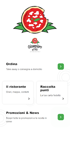Android application Giampiero al 58/1 screenshort