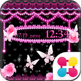 蝶の小悪魔壁紙 Pink×Black Butterfly icon