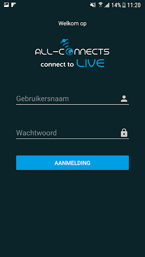 Android application LIVE.connects screenshort
