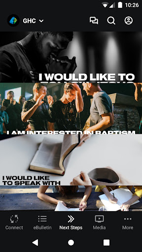 Grace Heartland Church App Screen 2