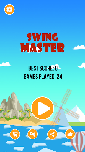 Android application Panda Swing Master screenshort