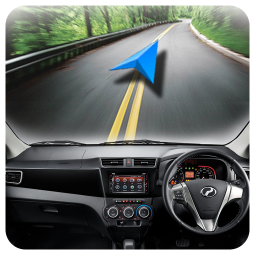 Driving Route Finder Voice logo
