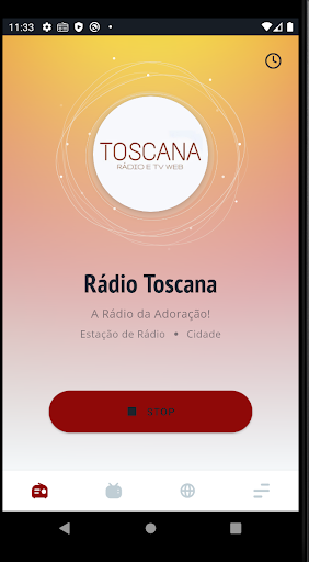 Android application Toscana Rádio Web screenshort