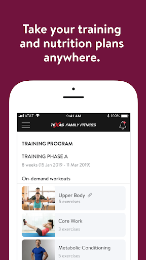 Screenshot of TX Family Fitness