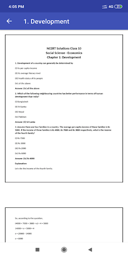 Class 10 Economics NCERT Solut Screen 3