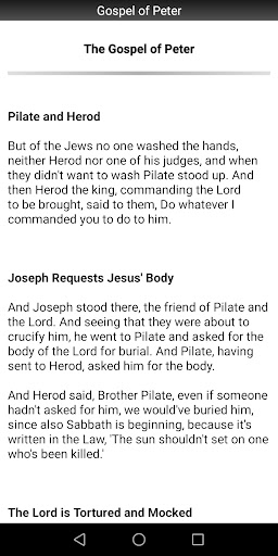 Gospel of Peter Screen 2