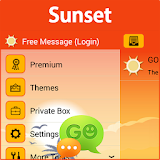 GO SMS Sunset icon