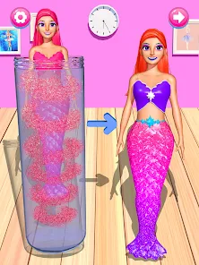 Barbie mermaid dress up sale