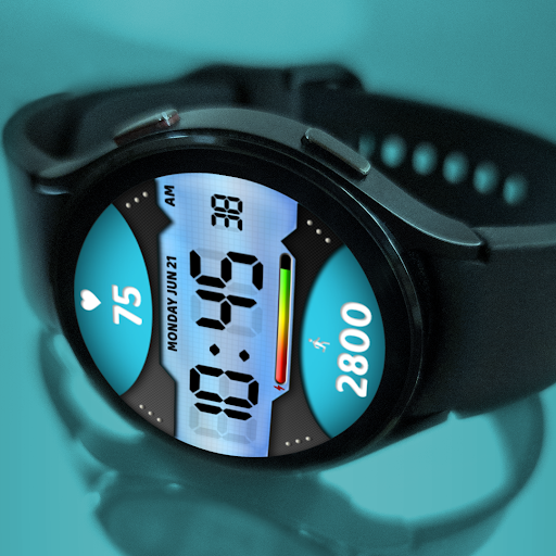 MJ255 Digital Watch Face Screen 3