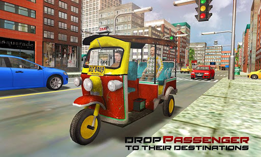 Code Triche Tourist Transport Taxi: Tuk Tuk Driving Simulator  APK MOD (Astuce) screenshots 1