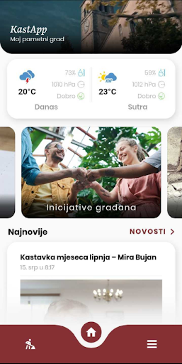 Android application KastAPP - Kastav pametni grad screenshort