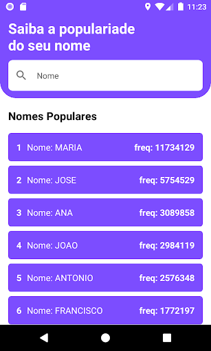 Busca nome - Descubra Agora! Screen 2