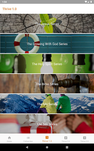 Screenshot of Thrive Studies