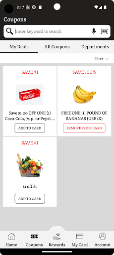 Fresh Market Rewards Screen 2