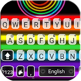 Pride Rainbow Neon Keyboard Theme icon