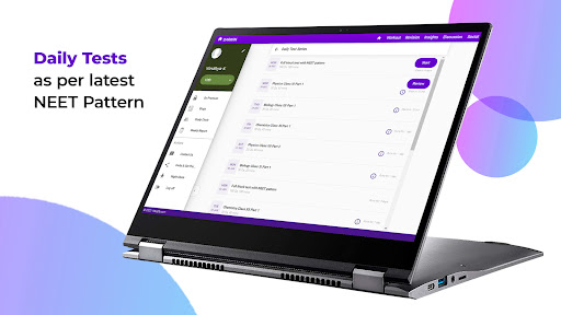 Screenshot of NEET Preparation App by Darwin