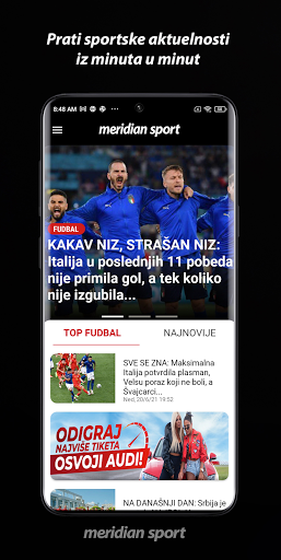 Android application Meridian Sport screenshort