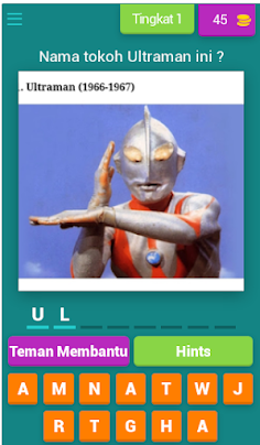 Game tebak gambar ultraman - Screenshot 1