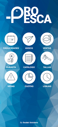 Android application Propesca screenshort