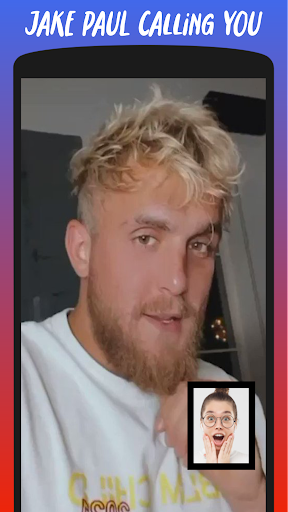 Android application Jake Paul Video Call stickers screenshort