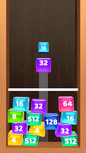 Jelly Cubes 2048: Puzzle Game
