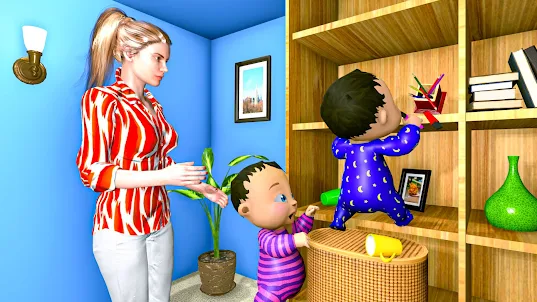 Cute Twin Baby Simulator Games
