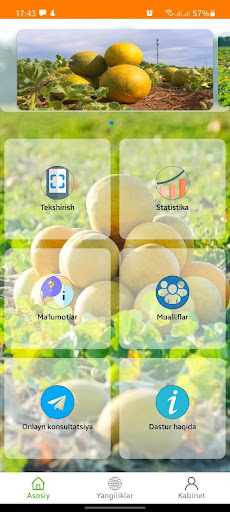 Android application Qovun pashshasiga qarshi screenshort