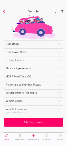 fyio – Happy Document Storage Screen 2
