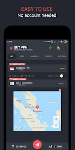 EUT VPN – APK MOD đường hầm Unli dễ dàng (Mở khóa VIP) 1