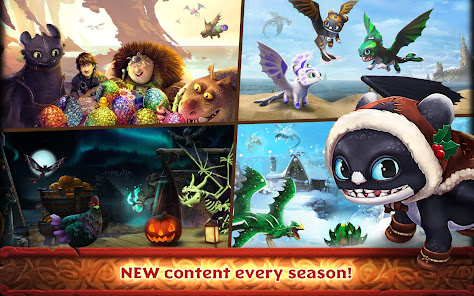 Dragons Rise Of Berk MOD APK v1.67.5 (Unlimited Runes/Unlimited Iron) poster-3