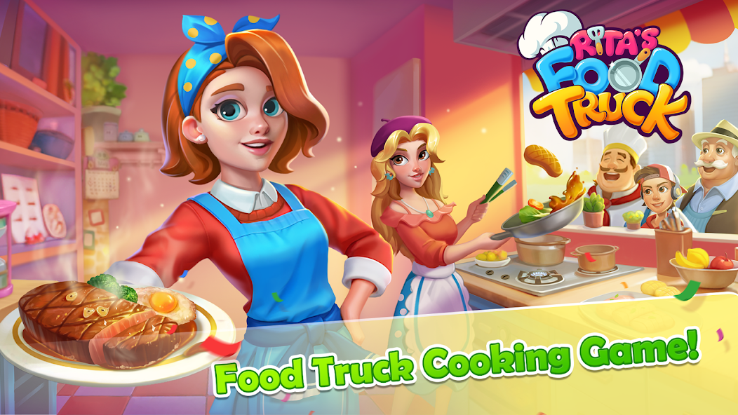 Rita's Food Truck:Cooking Game 1.21 APK + Мод (Unlimited money) за Android