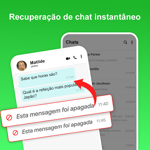 Visualização do aplicativo