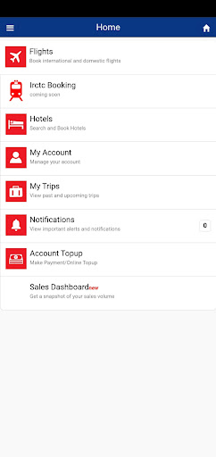 Android application FlytoFly App screenshort