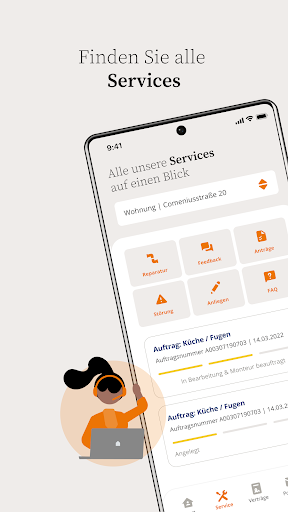 Android application Meine BUWOG screenshort